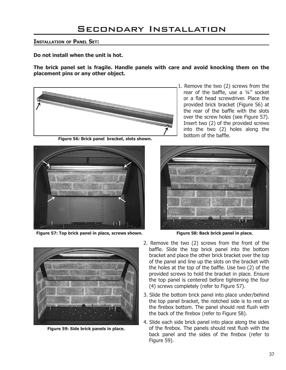 Secondary installation | Enviro C-10914 User Manual | Page 37 / 46