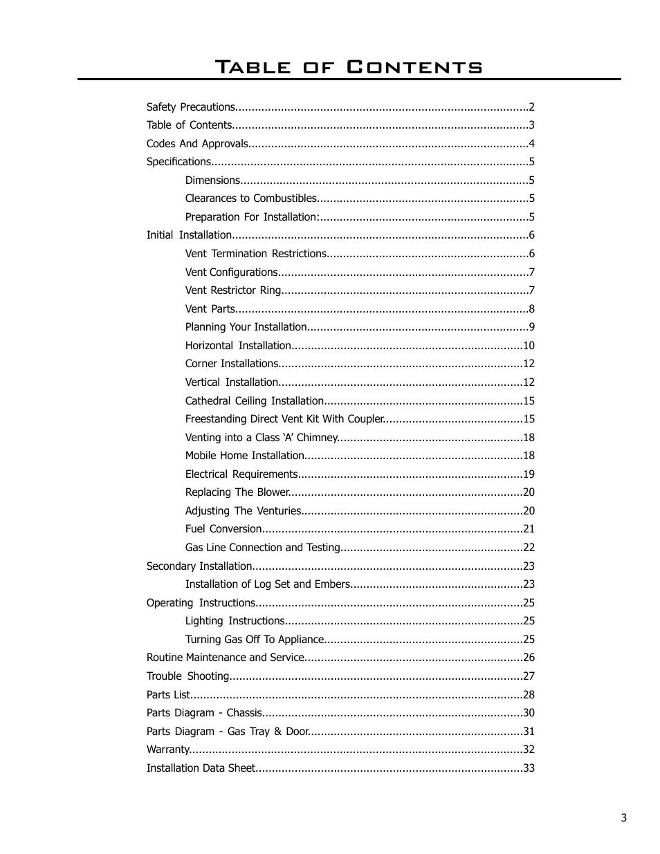 Enviro EG28 DV User Manual | Page 3 / 33