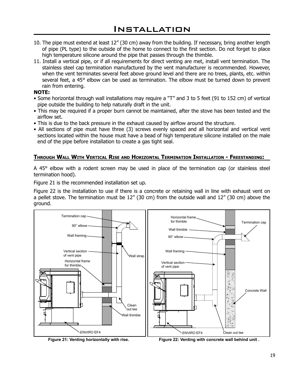 Installation | Enviro EF4 User Manual | Page 19 / 37