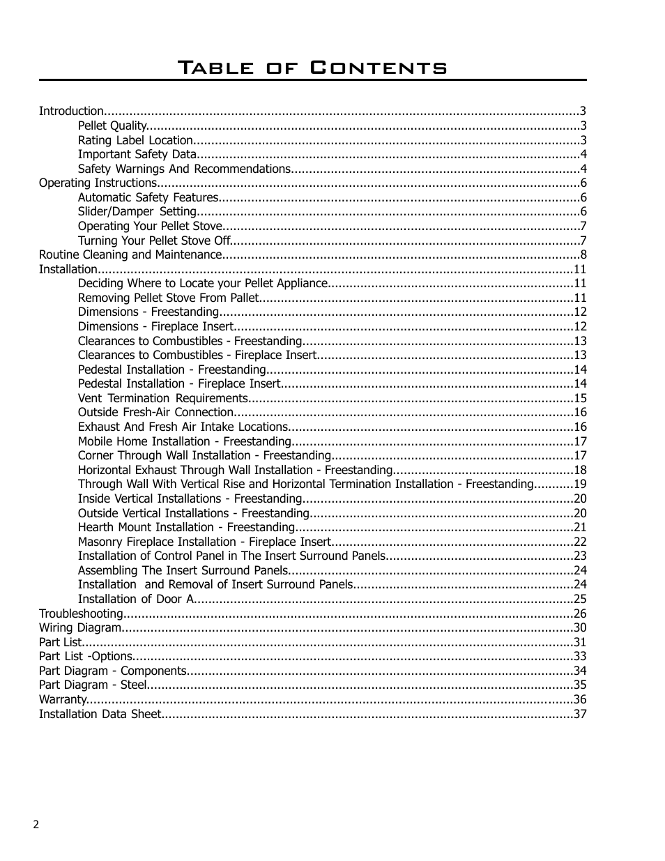 Enviro EF4 User Manual | Page 2 / 37