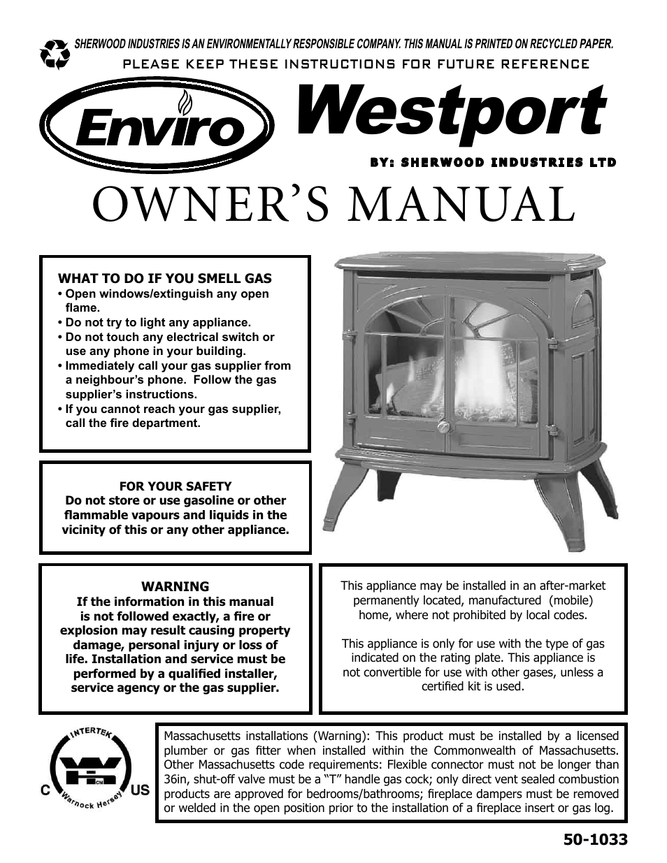 Enviro Westport C-10794 User Manual | 45 pages