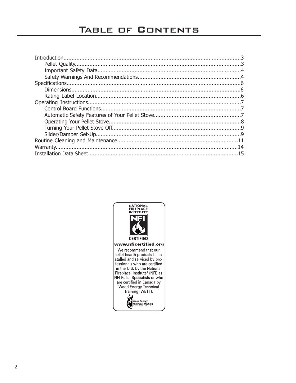 Enviro EVOLUTION 50-1021 User Manual | Page 2 / 14