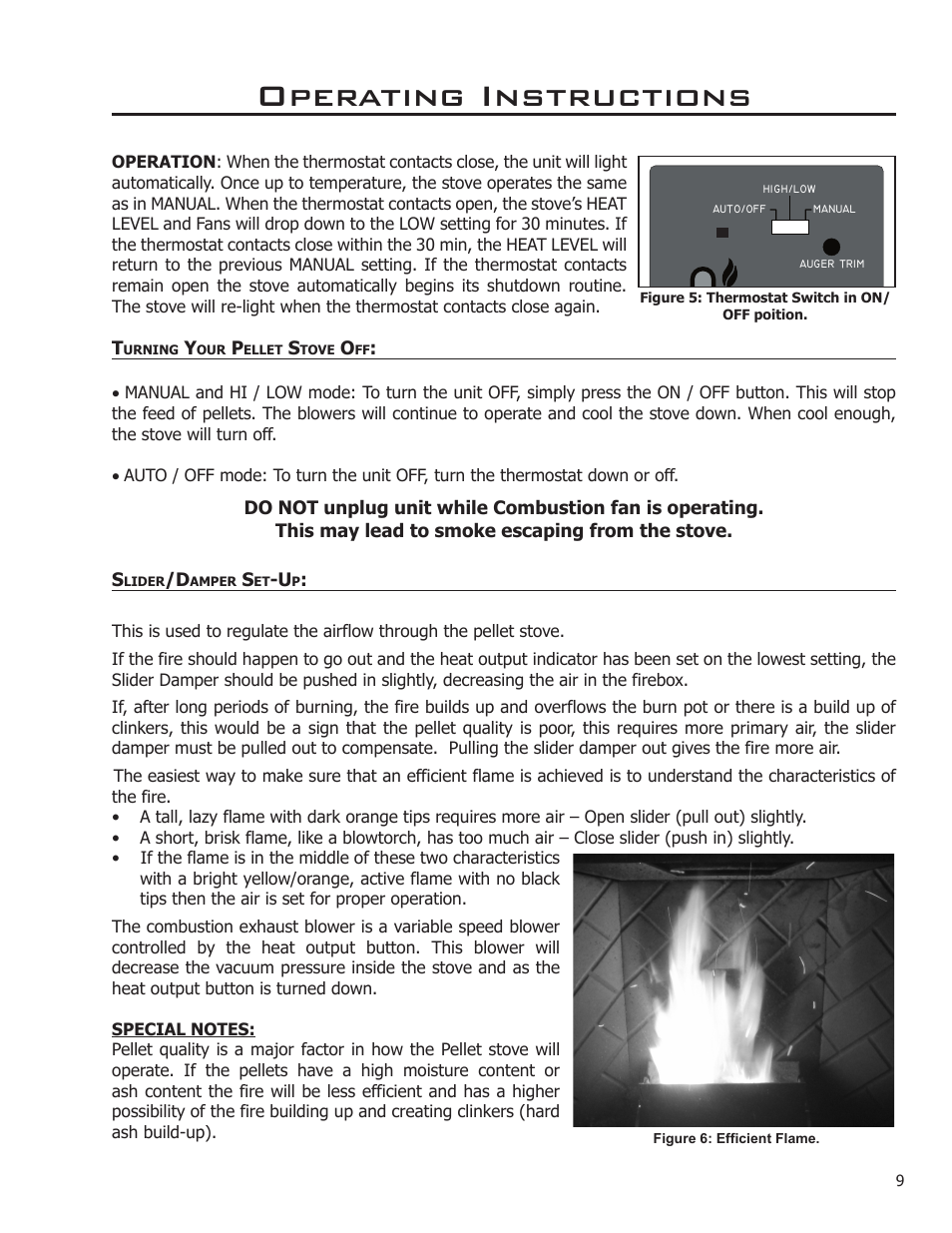 Operating instructions | Enviro EVOLUTION 50-1021 User Manual | Page 9 / 14