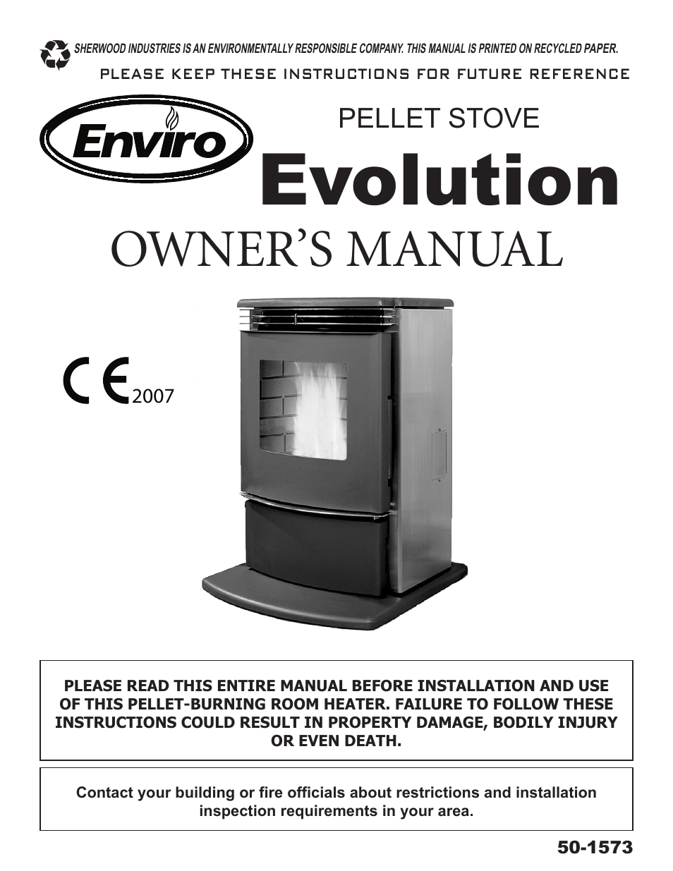 Enviro 50-1573 User Manual | 13 pages