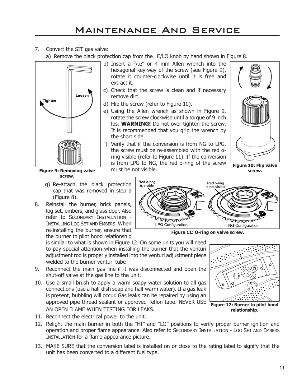 Maintenance and service | Enviro FOCUS EG31-118 User Manual | Page 11 / 34