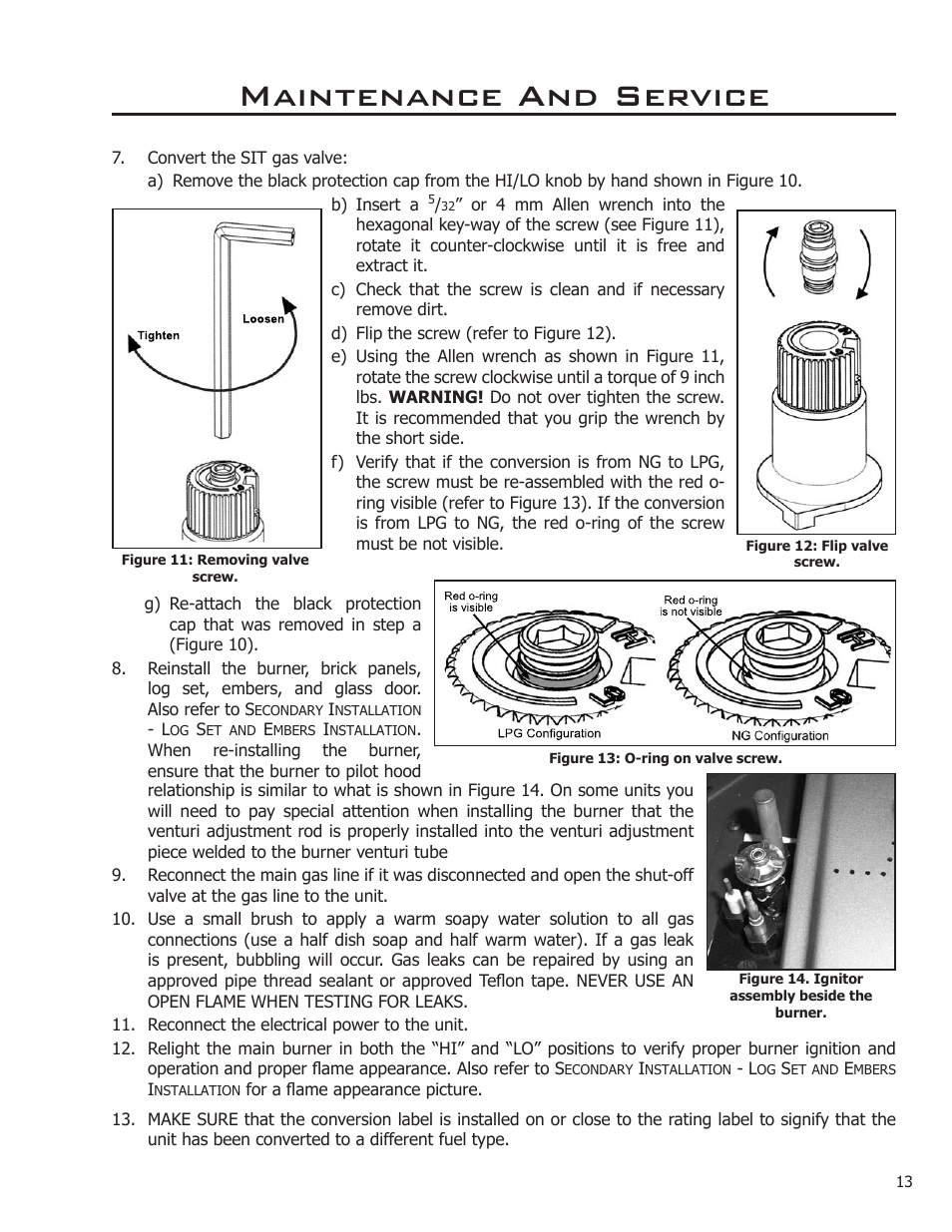 Maintenance and service | Enviro DV50DX User Manual | Page 13 / 43