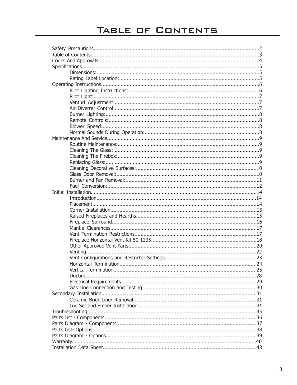 Enviro DV50DX User Manual | Page 3 / 43