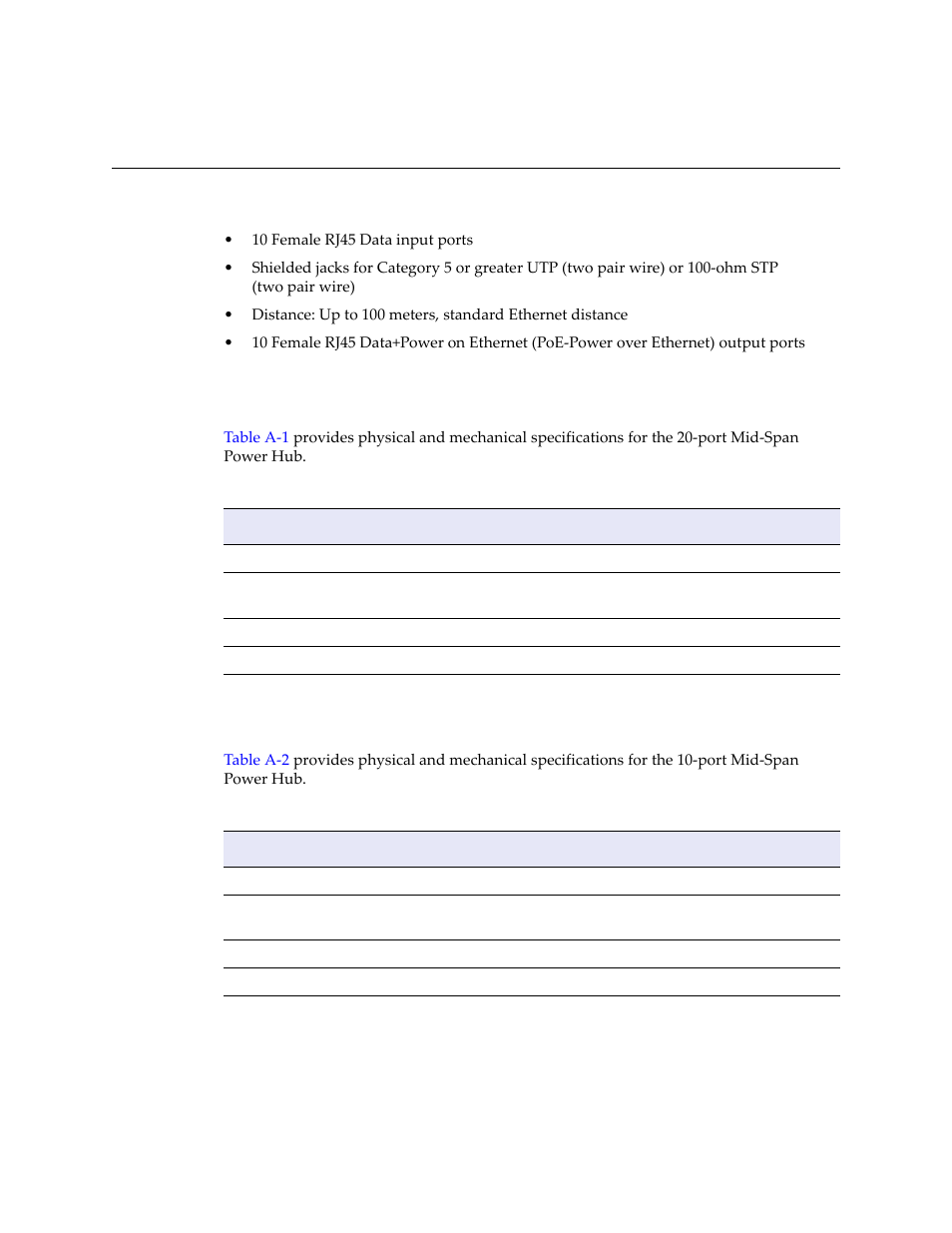 Port model bl-89710ent, Port model physical/mechanical specifications | Enterasys Networks BL-89620ENT User Manual | Page 24 / 28