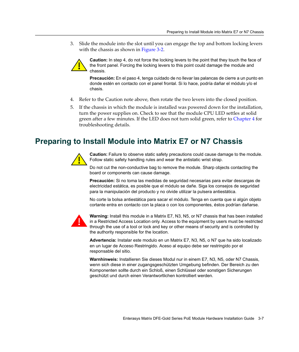 Enterasys Networks Enterasys Gold Distributed Forwarding Engine 4G4285-49 User Manual | Page 41 / 100