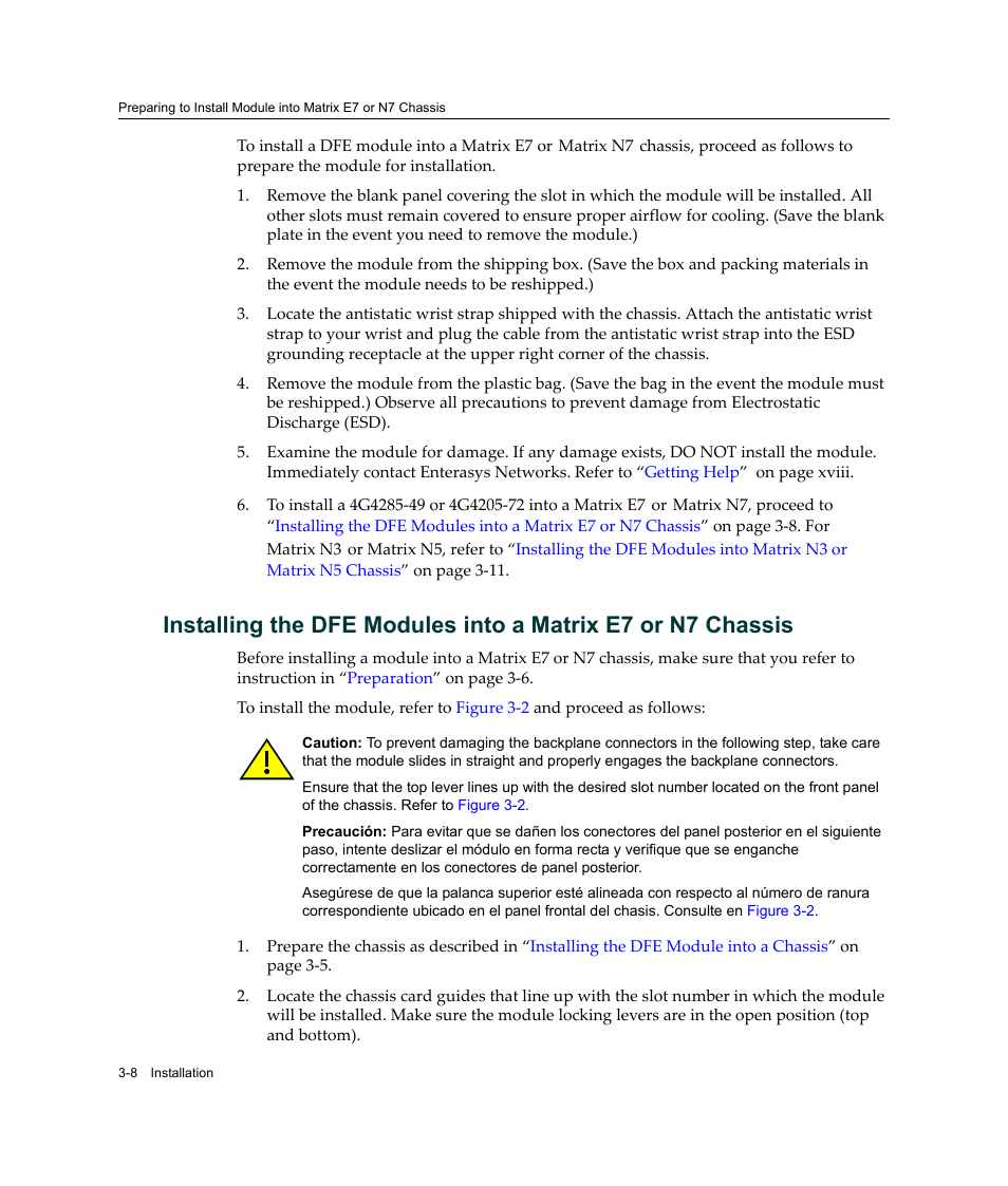 Enterasys Networks Enterasys Gold Distributed Forwarding Engine 4G4285-49 User Manual | Page 42 / 100