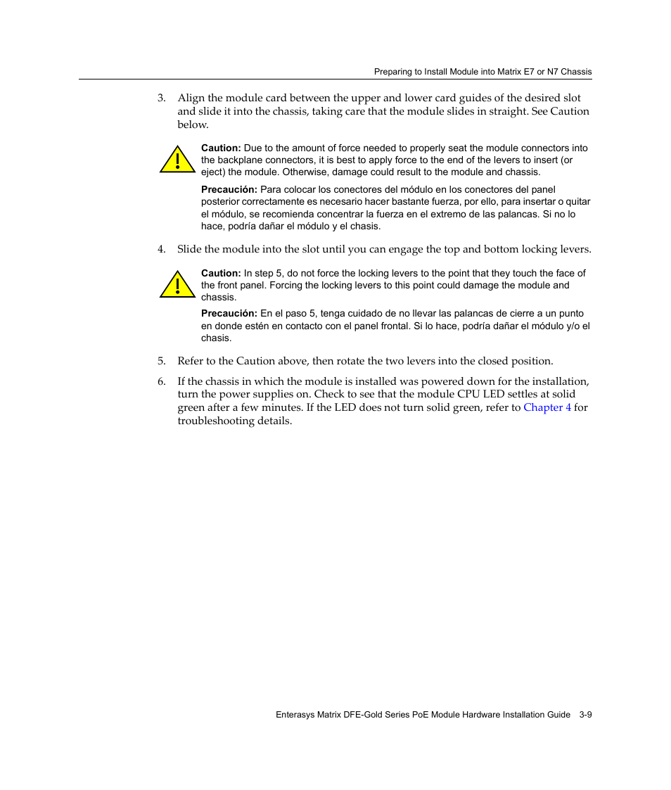 Enterasys Networks Enterasys Gold Distributed Forwarding Engine 4G4285-49 User Manual | Page 43 / 100