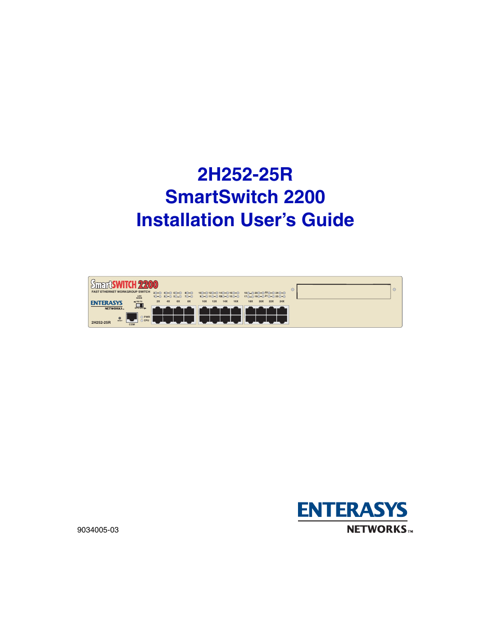 Enterasys Networks 2H252-25R User Manual | 64 pages
