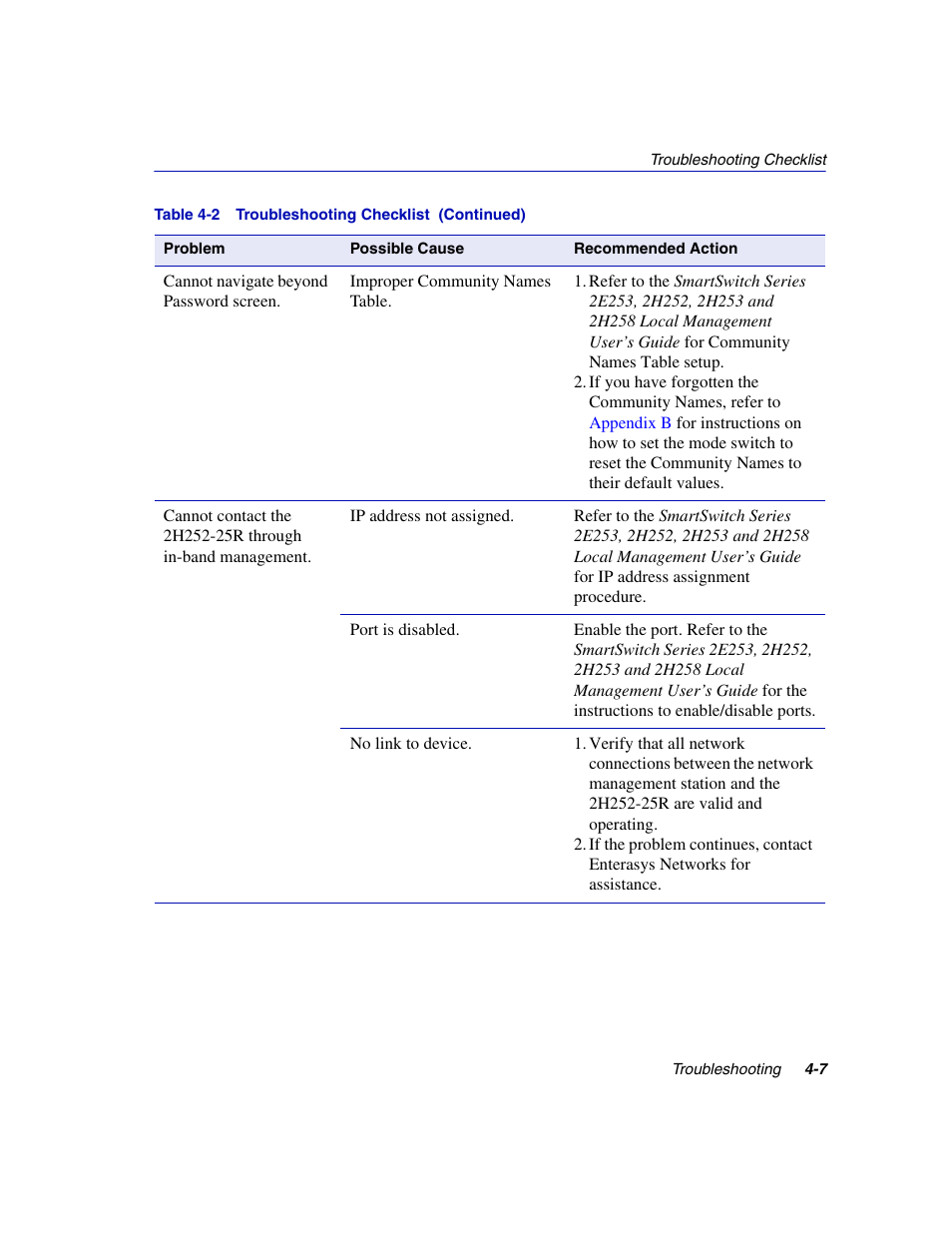 Enterasys Networks 2H252-25R User Manual | Page 45 / 64