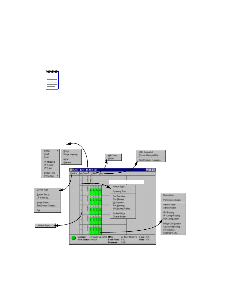 Menu structure, Menu structure -4 | Enterasys Networks ENTERASYS ATX User Manual | Page 18 / 82