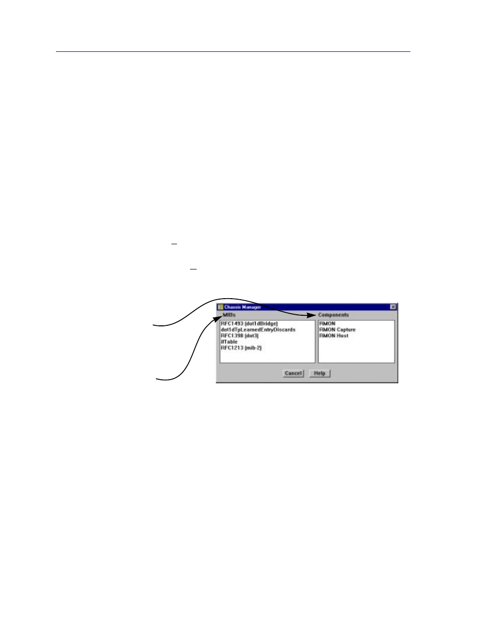 The chassis manager window, Viewing hardware types, Section of this chapter | Enterasys Networks ENTERASYS ATX User Manual | Page 24 / 82