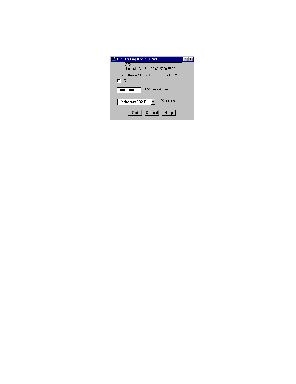 Configuring ipx routing on a port, Selecting the frame type for a port | Enterasys Networks ENTERASYS ATX User Manual | Page 27 / 82