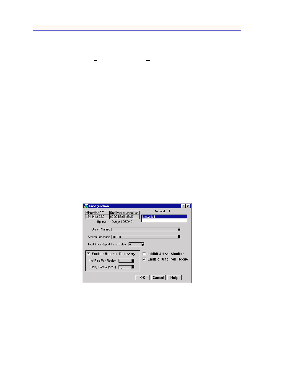 Management station configuration, Management station configuration -14 | Enterasys Networks MicroMMAC-T User Manual | Page 32 / 108