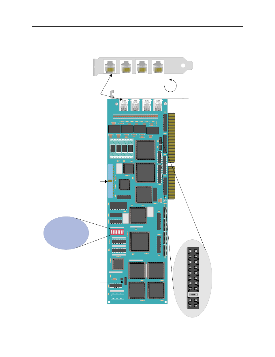 Basic rate adapter, Basic rate adapter 670, Basic rate | Bri-4 adapter side view front view | Enterasys Networks CSX6000 User Manual | Page 670 / 729