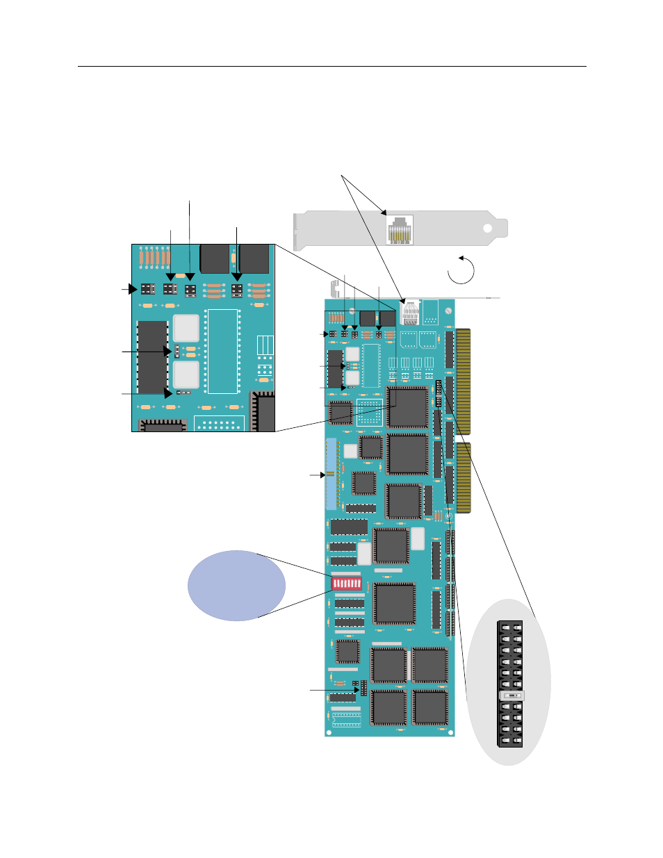 Primary rate adapters, The pri-8, Primary rate adapters 671 | The pri-8 671, Primary rate, Pri-8, Pri-8 adapter side view front view | Enterasys Networks CSX6000 User Manual | Page 671 / 729