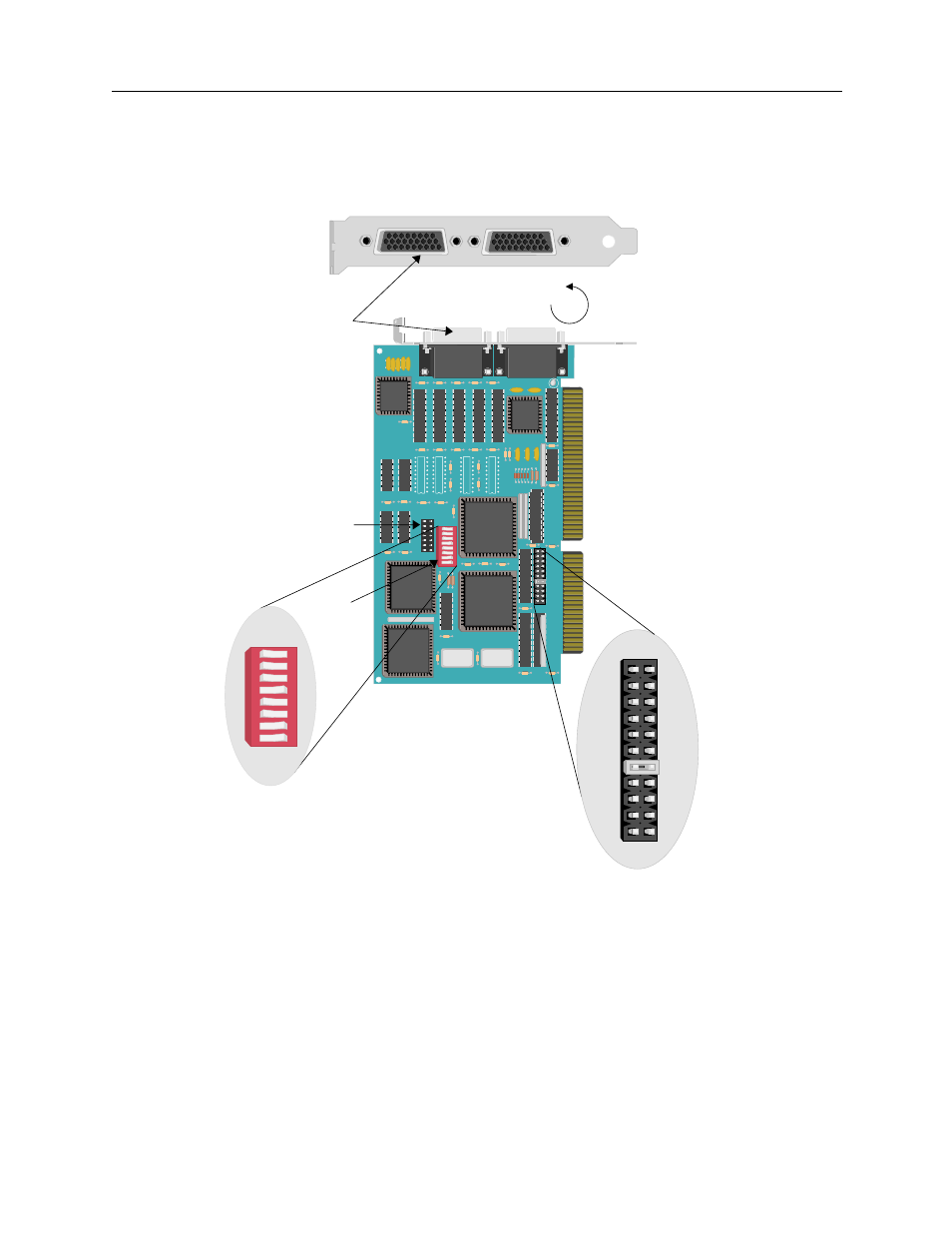 Rs232 adapter, Rs232 adapter 676, Rs232 | Rs232 a, Rs232 adapter side view front view | Enterasys Networks CSX6000 User Manual | Page 676 / 729