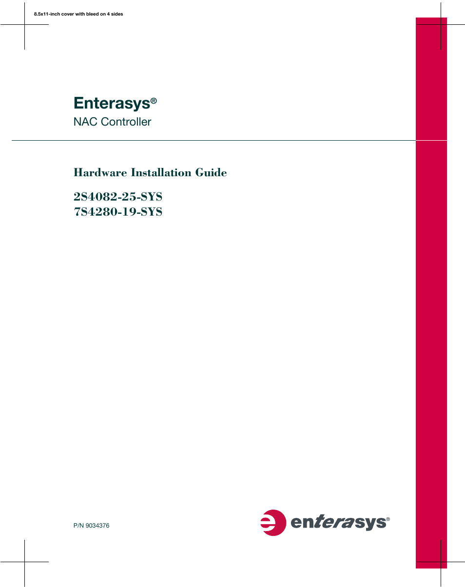 Enterasys Networks 7S4280-19-SYS User Manual | 108 pages