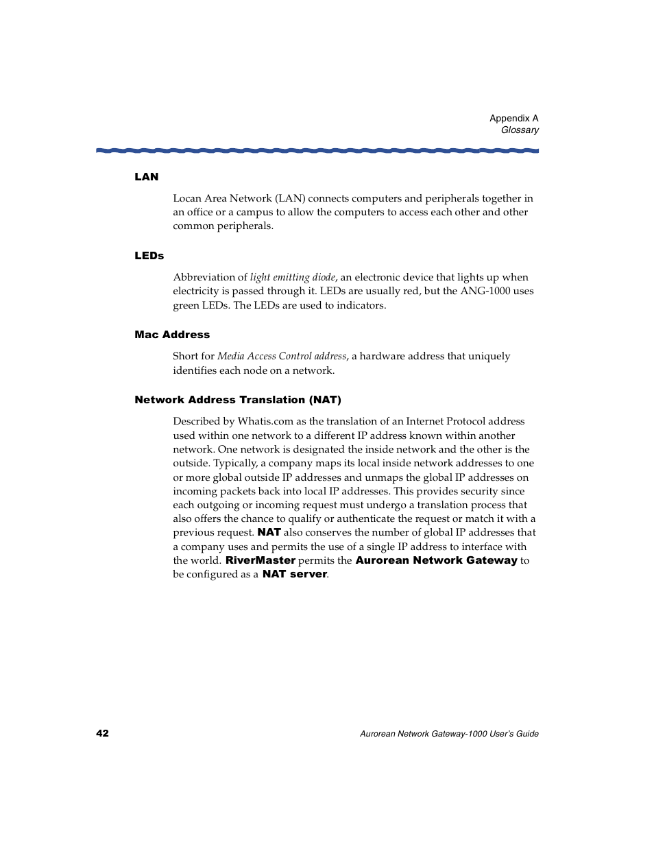 Enterasys Networks ANG-1000 User Manual | Page 54 / 70