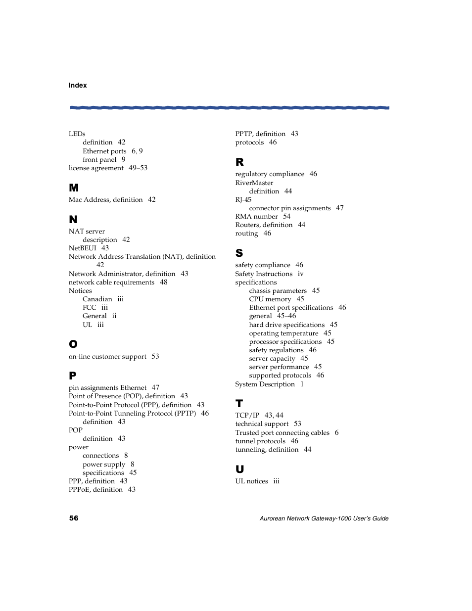 Enterasys Networks ANG-1000 User Manual | Page 68 / 70