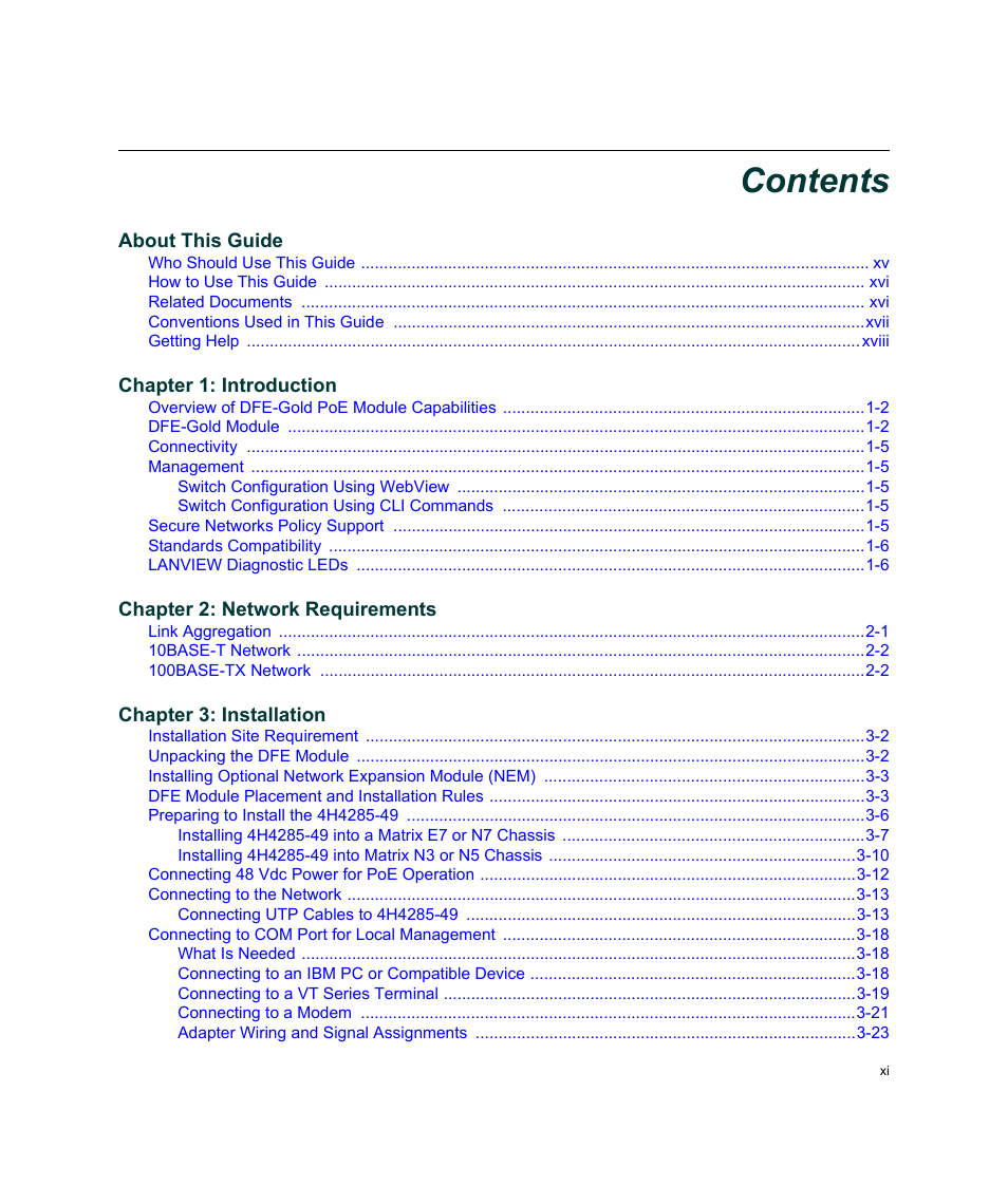 Enterasys Networks Enterasys Gold Distributed Forwarding Engine 4H4285-49 User Manual | Page 13 / 90