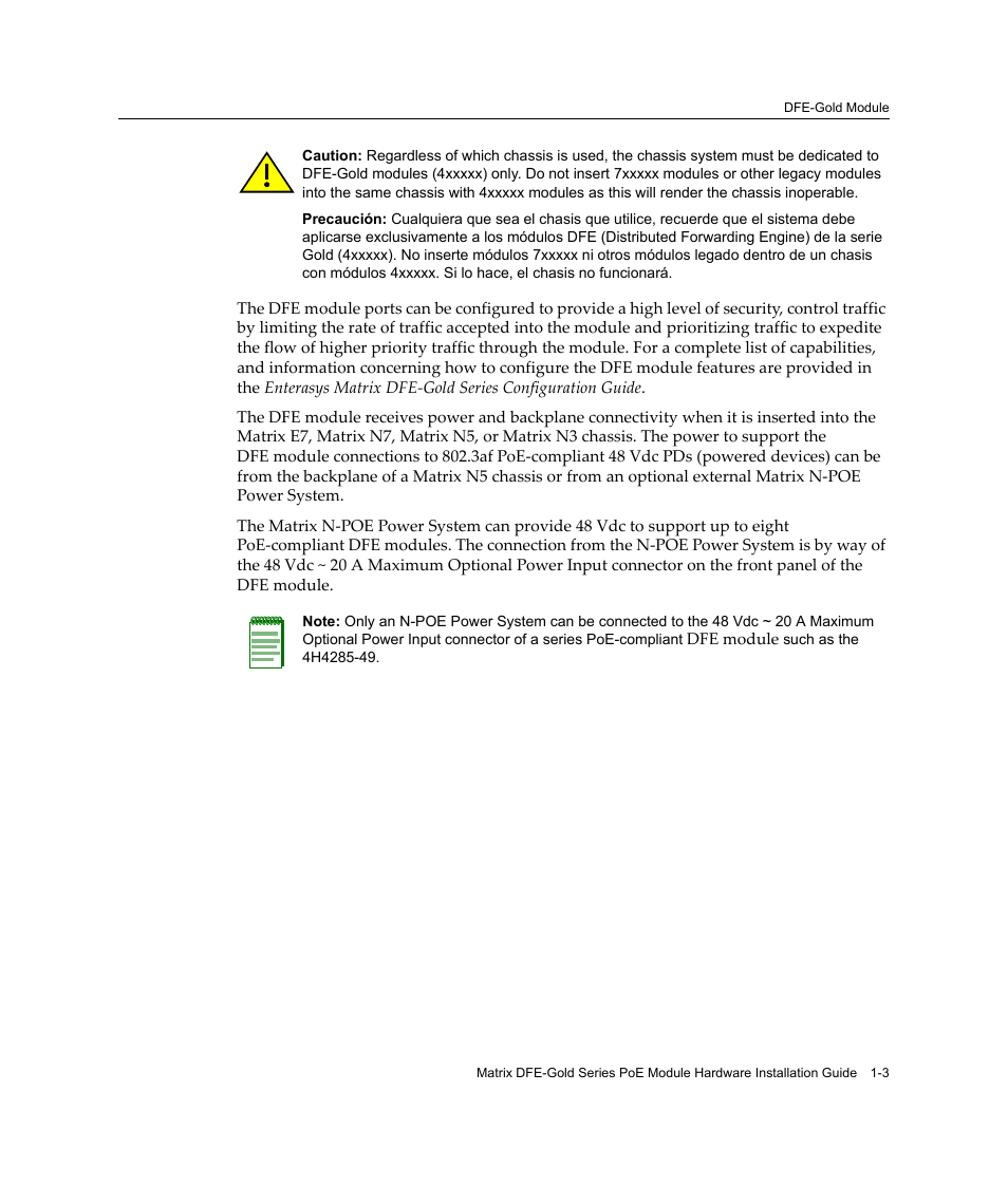 Enterasys Networks Enterasys Gold Distributed Forwarding Engine 4H4285-49 User Manual | Page 23 / 90