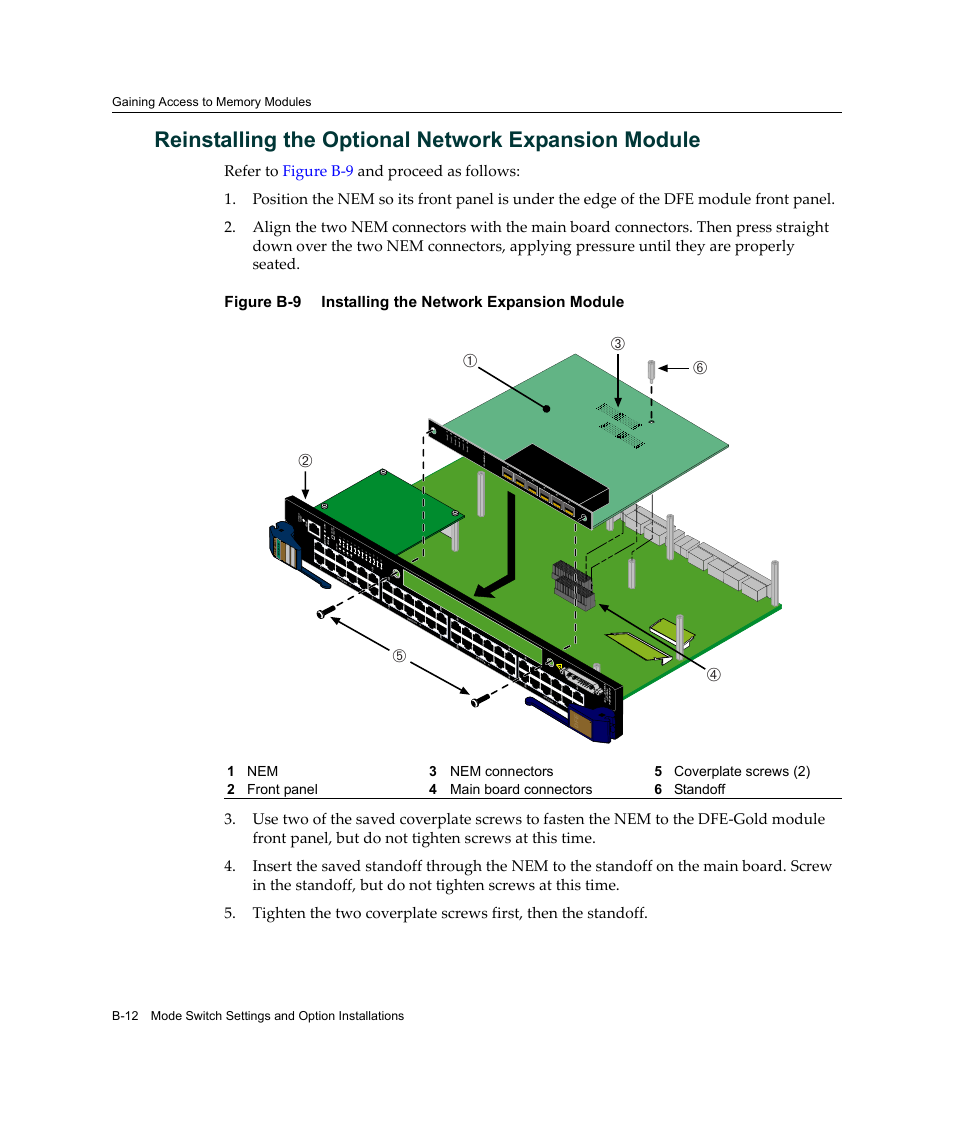 Reinstalling the optional network expansion module, Offline/ reset | Enterasys Networks Enterasys Gold Distributed Forwarding Engine 4H4285-49 User Manual | Page 82 / 90