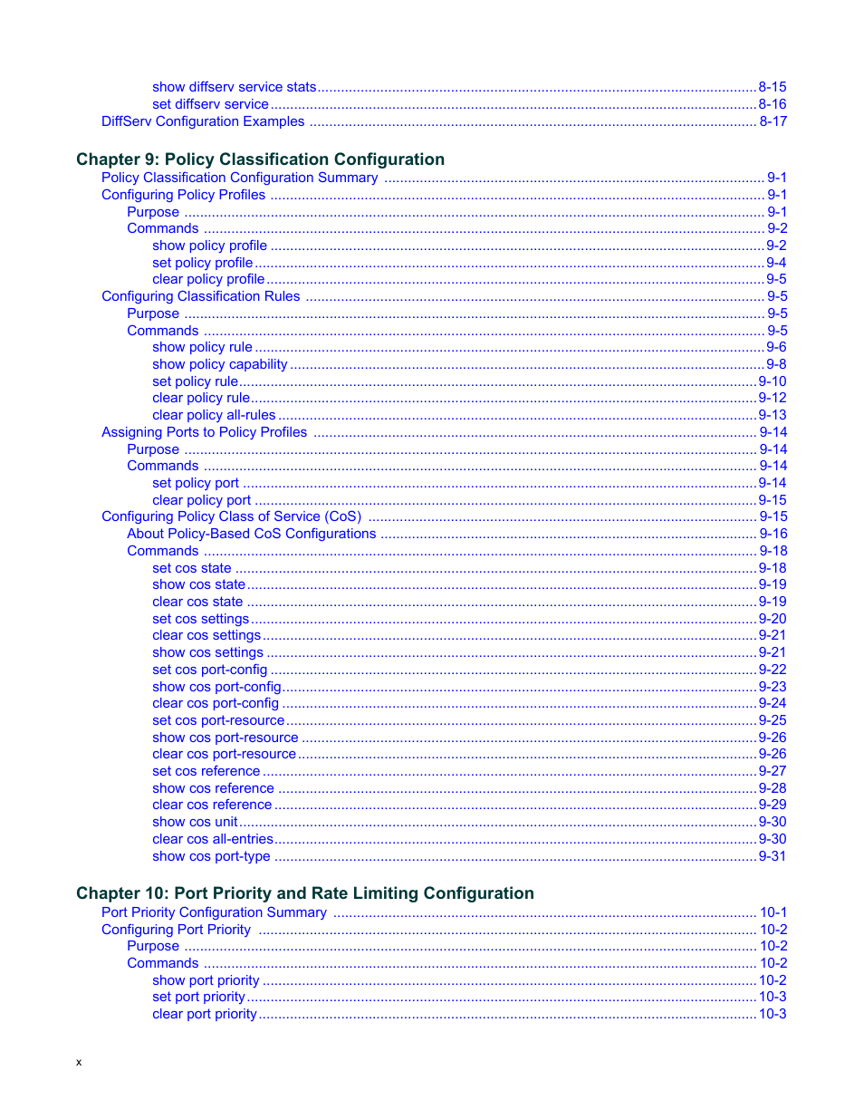 Enterasys Networks Enterasys D2 D2G124-12P User Manual | Page 16 / 496