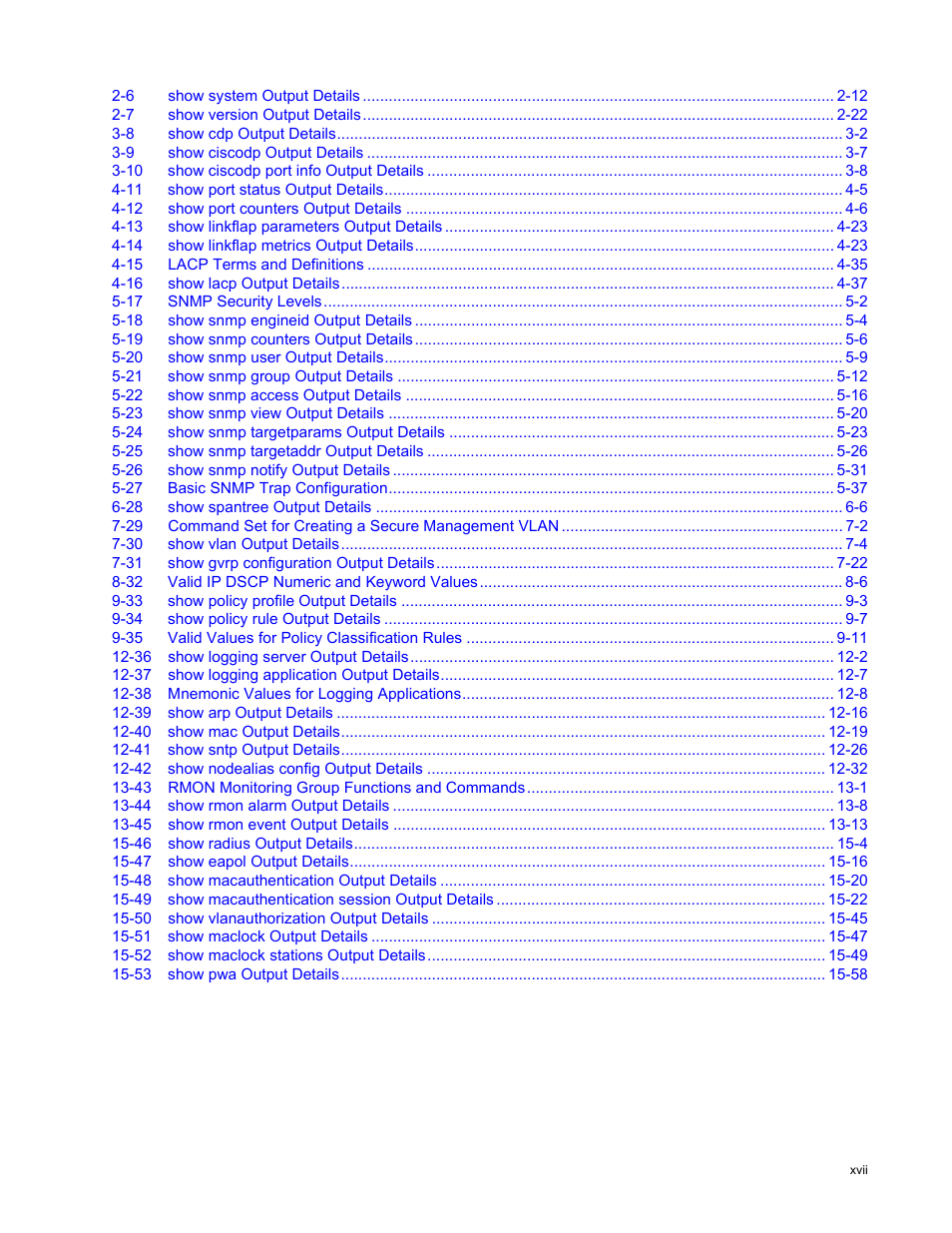 Enterasys Networks Enterasys D2 D2G124-12P User Manual | Page 23 / 496