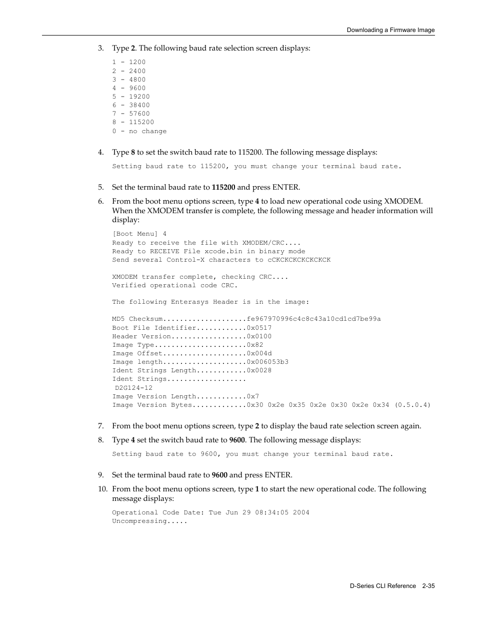 Enterasys Networks Enterasys D2 D2G124-12P User Manual | Page 73 / 496