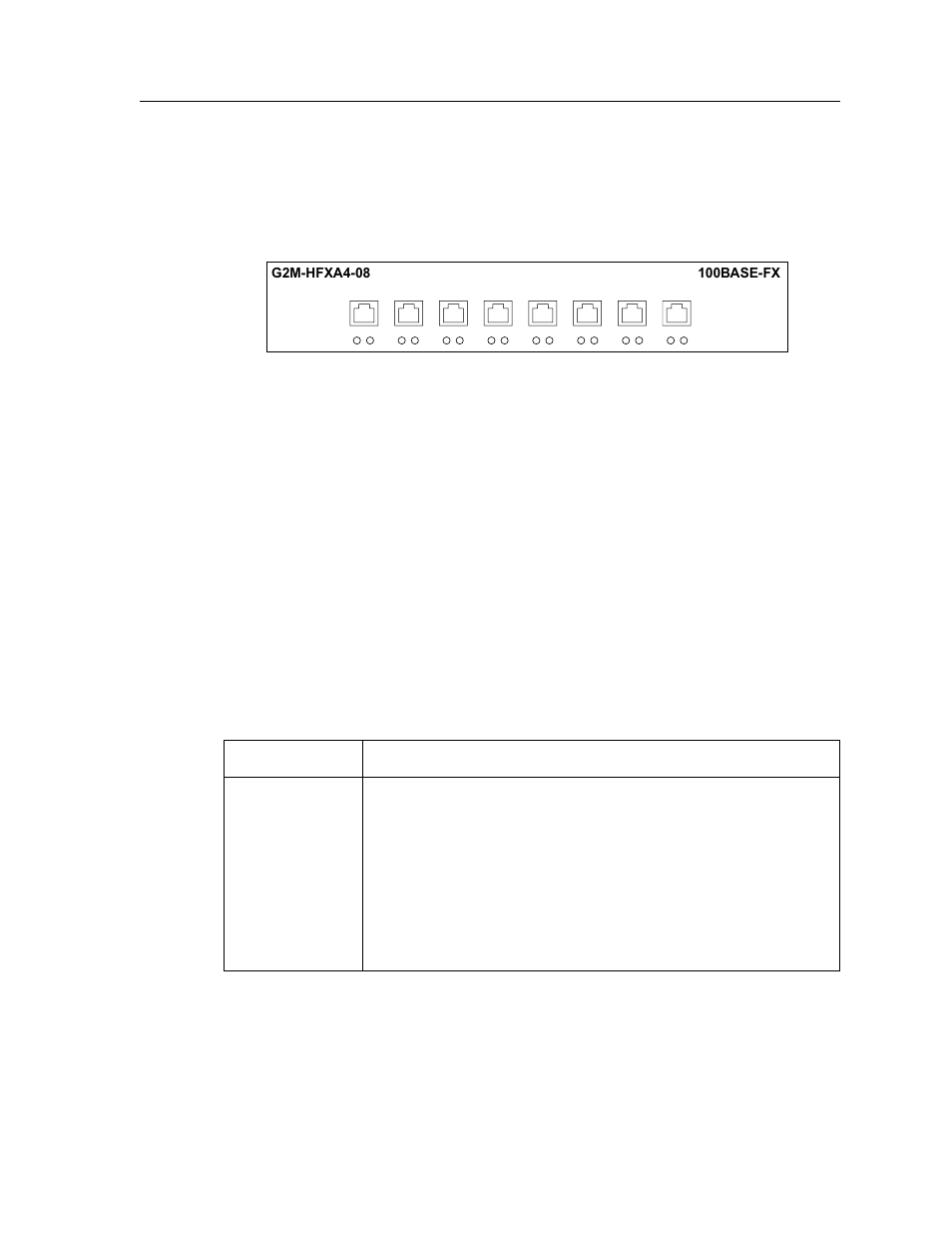 100base-fx expansion module, Cabling and connector specifications | Enterasys Networks X-Pedition 2000 User Manual | Page 29 / 86