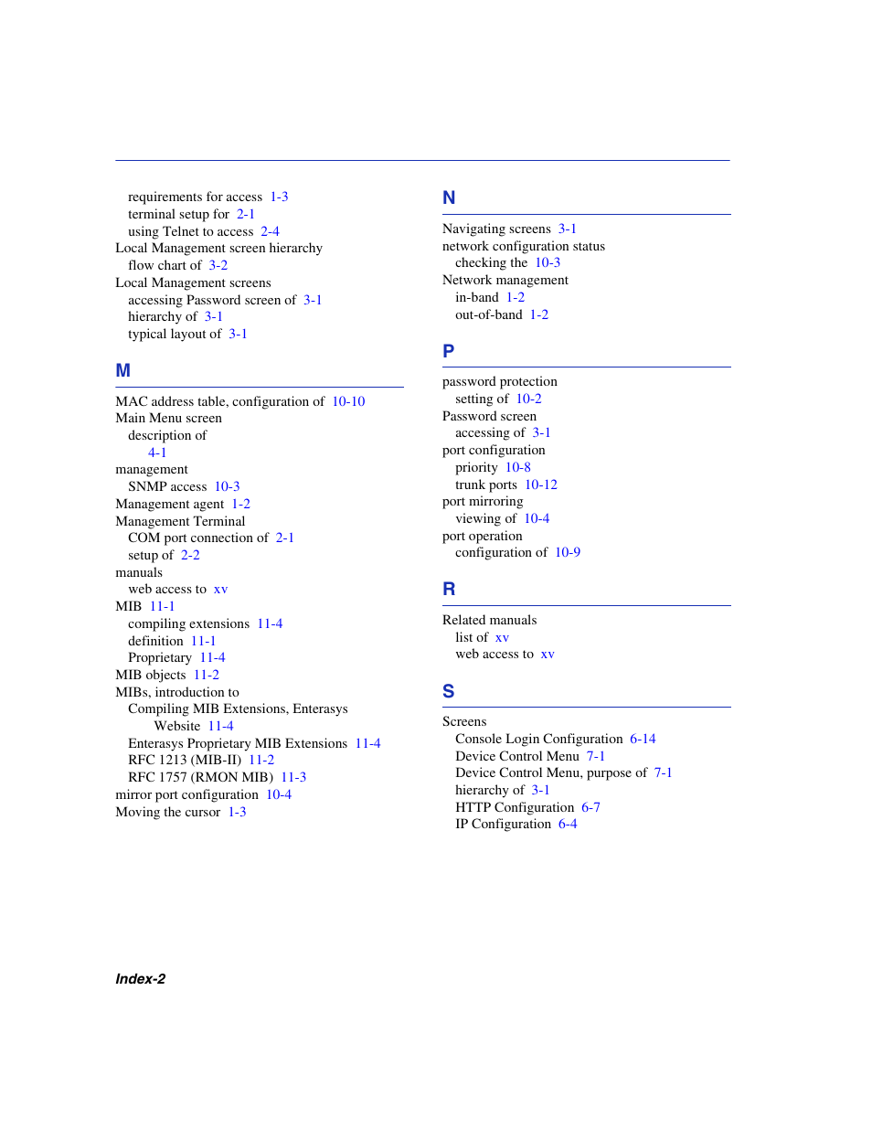 Enterasys Networks 5H1XX User Manual | Page 142 / 144