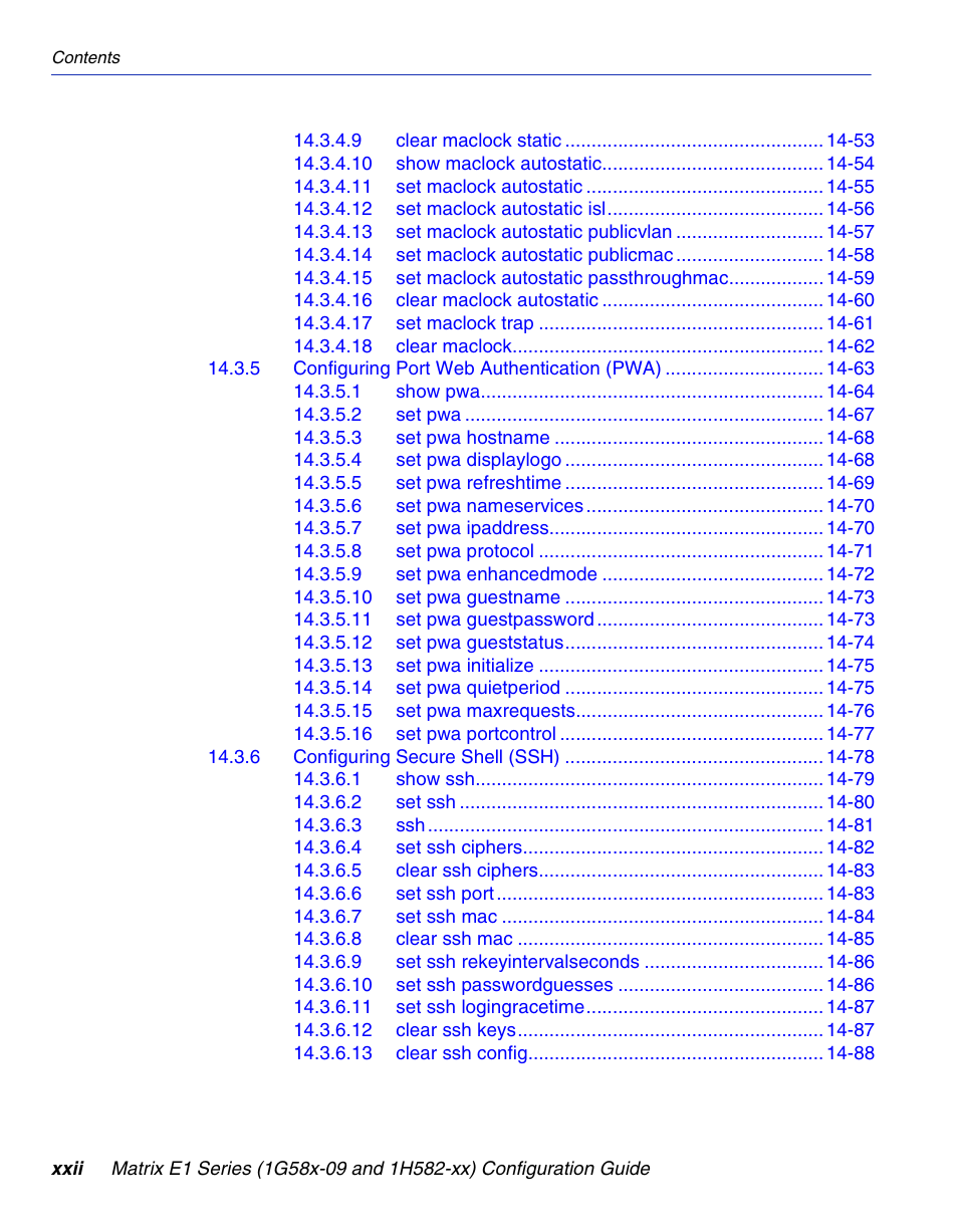 Enterasys Networks 1G58x-09 User Manual | Page 24 / 808