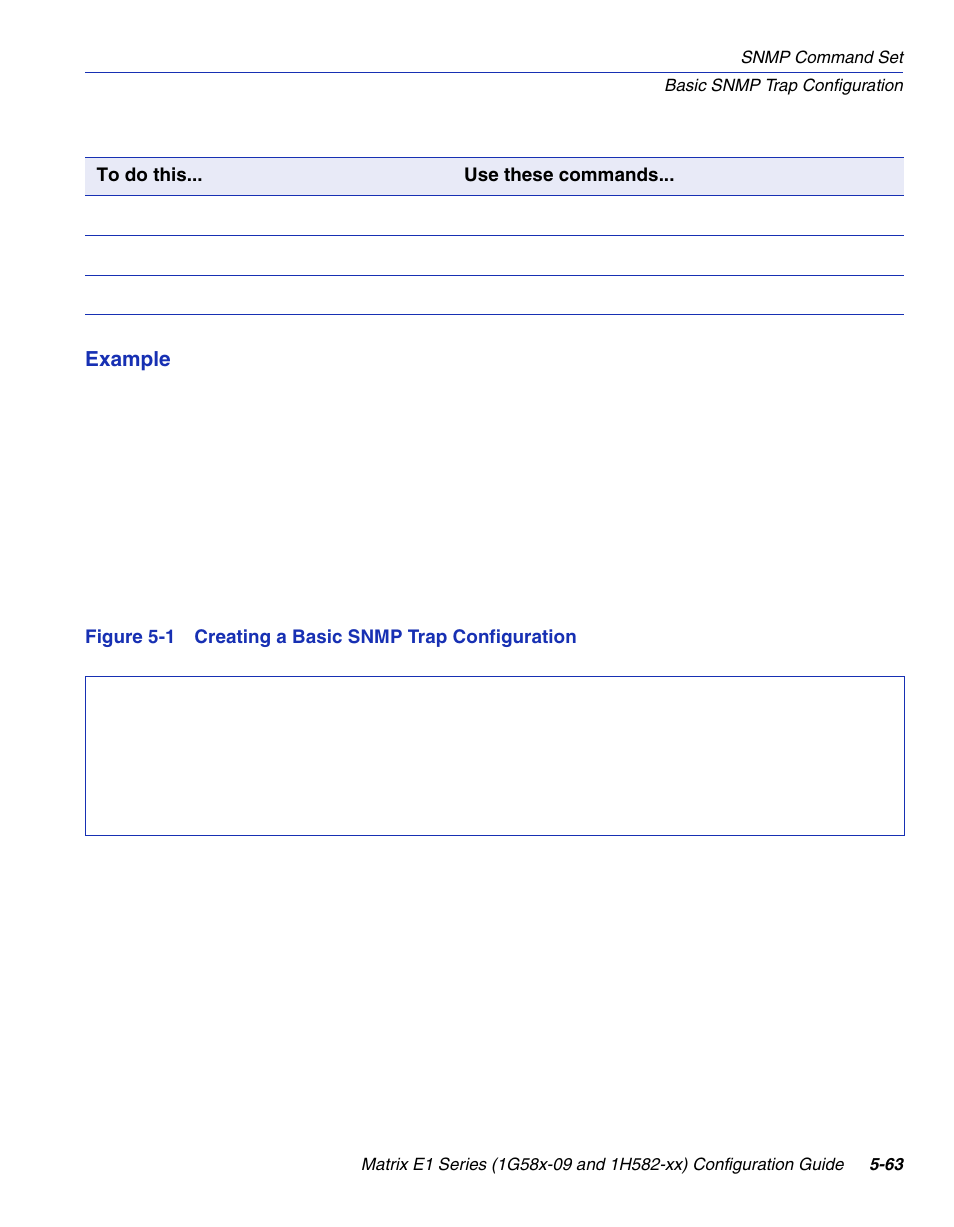 Creating a basic snmp trap configuration | Enterasys Networks 1G58x-09 User Manual | Page 285 / 808