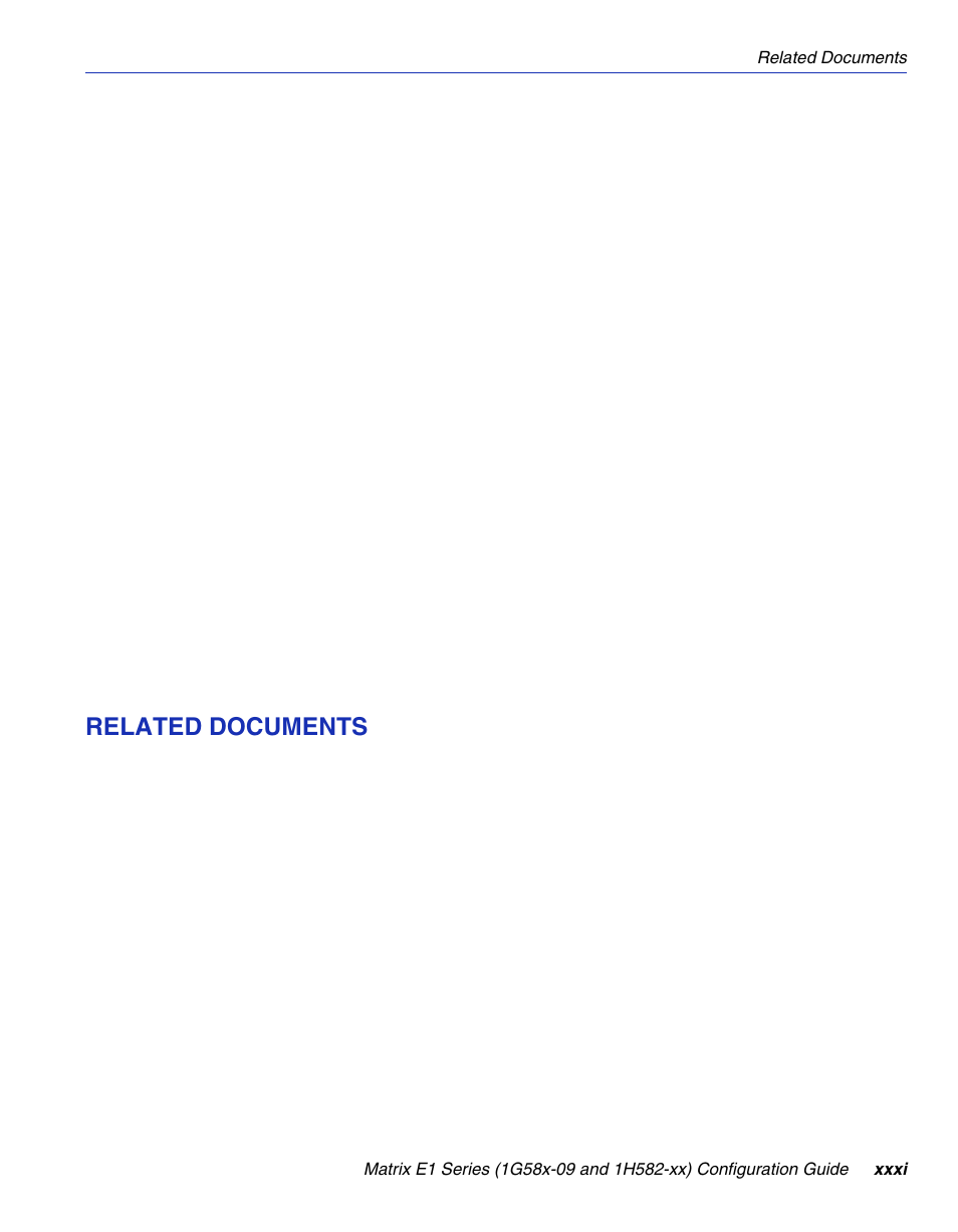 Related documents | Enterasys Networks 1G58x-09 User Manual | Page 33 / 808