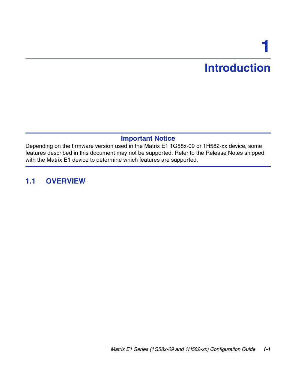 Introduction, 1 overview, Overview -1 | Chapter 1 | Enterasys Networks 1G58x-09 User Manual | Page 37 / 808