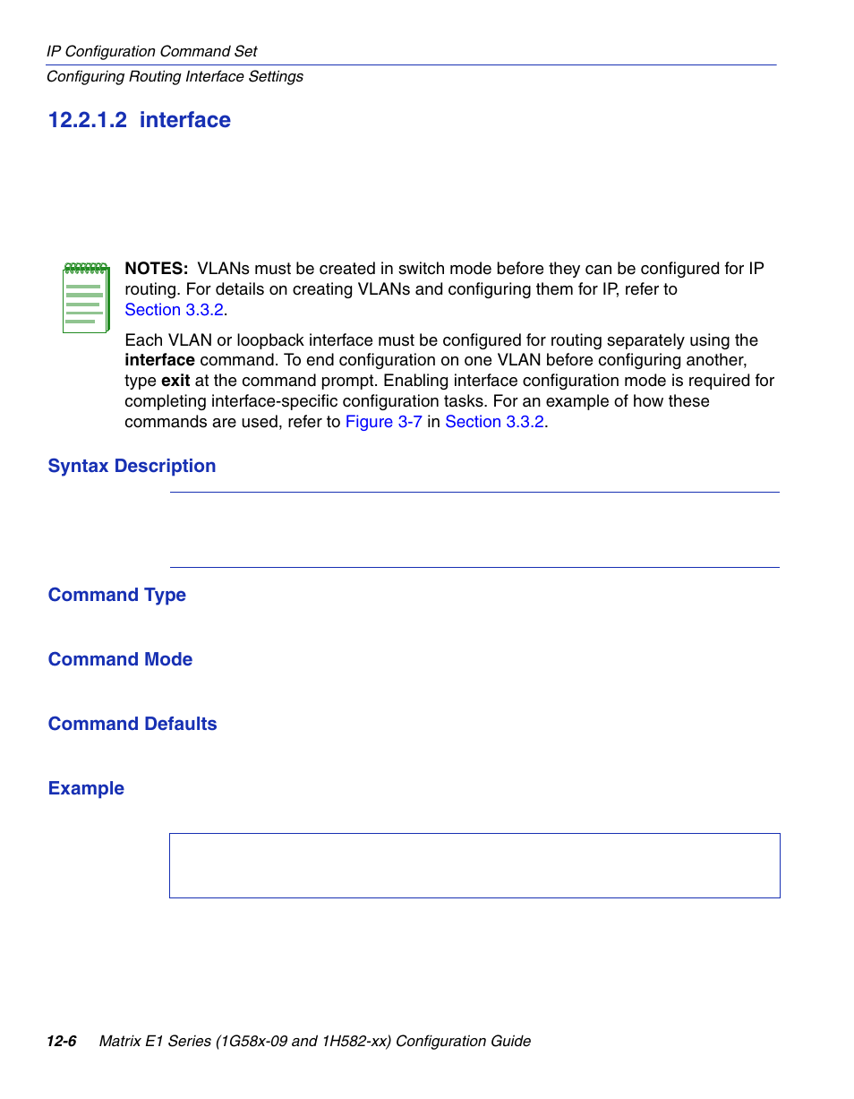 2 interface, Interface -6, Section 12.2.1.2 | Interface | Enterasys Networks 1G58x-09 User Manual | Page 562 / 808