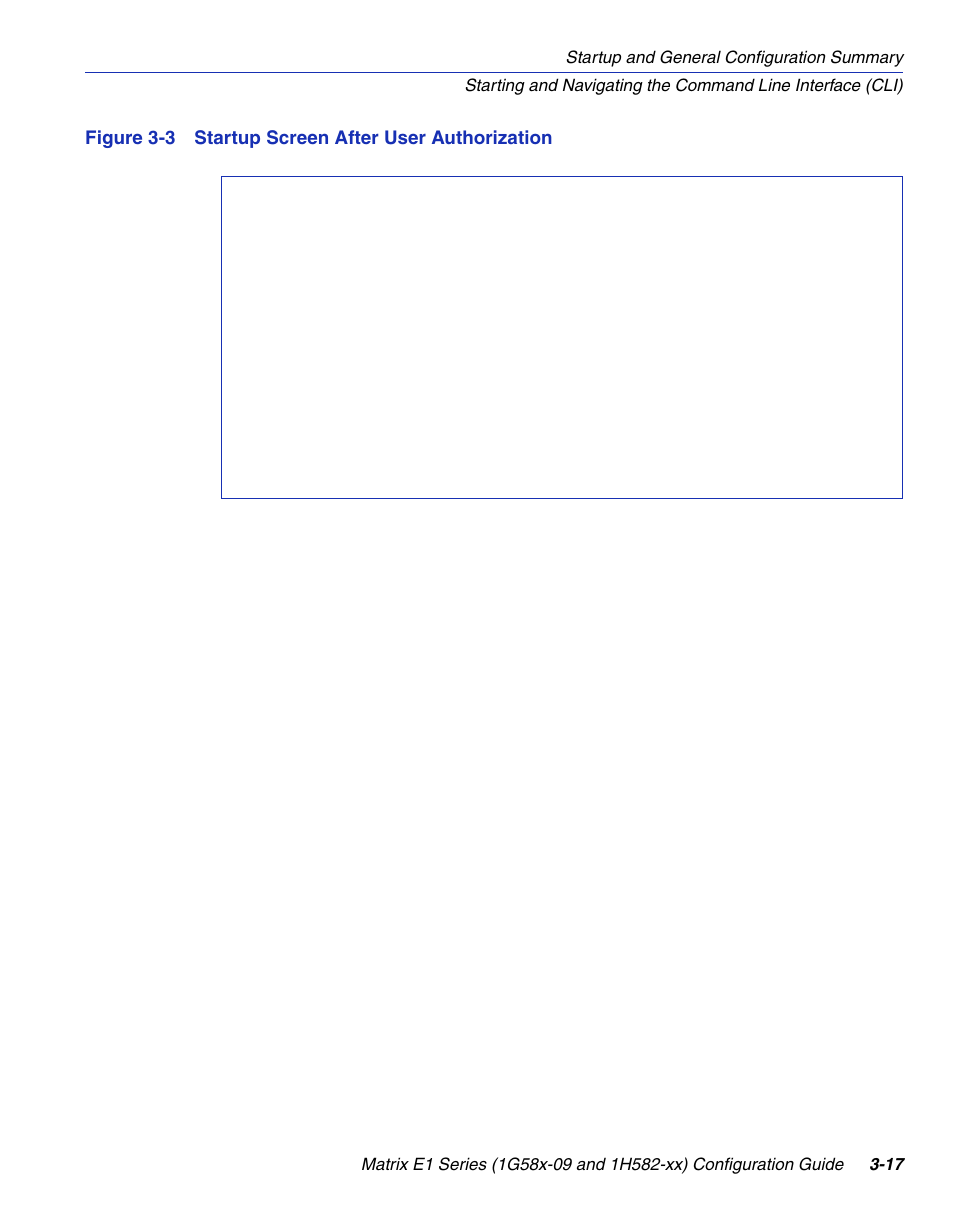 Startup screen after user authorization, Figure 3-3 | Enterasys Networks 1G58x-09 User Manual | Page 65 / 808