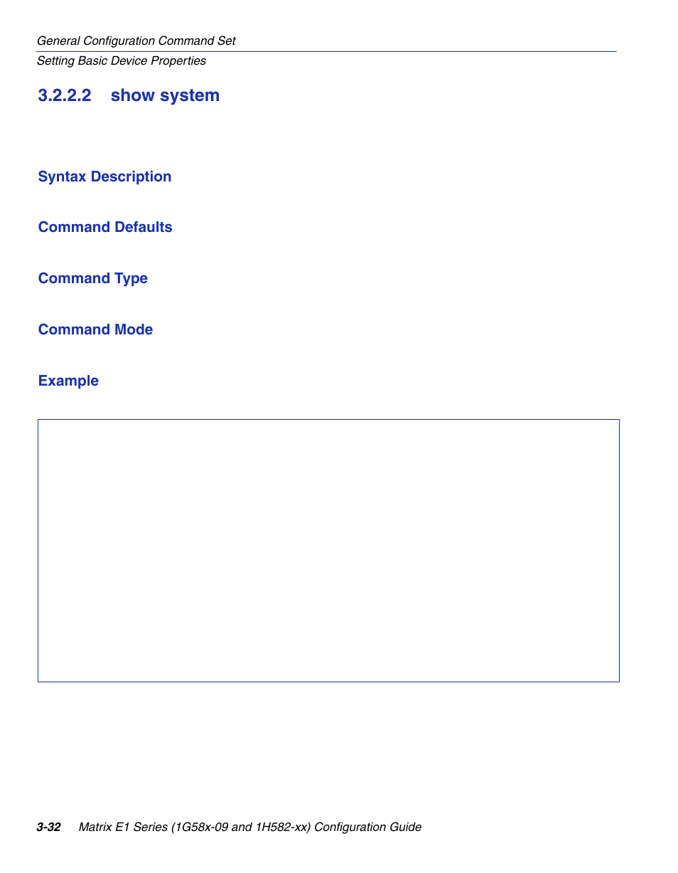 2 show system, Show system -32 | Enterasys Networks 1G58x-09 User Manual | Page 80 / 808