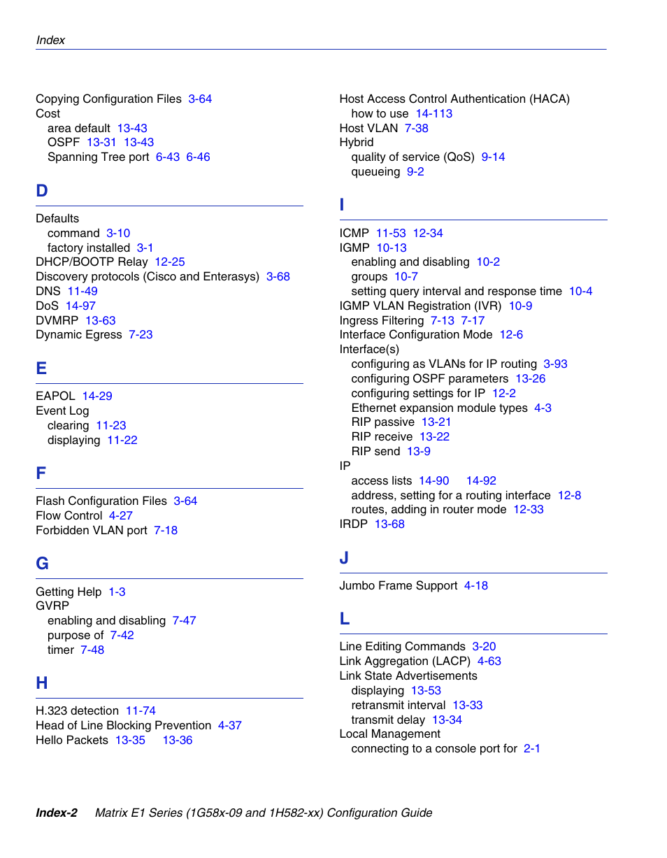 Enterasys Networks 1G58x-09 User Manual | Page 804 / 808