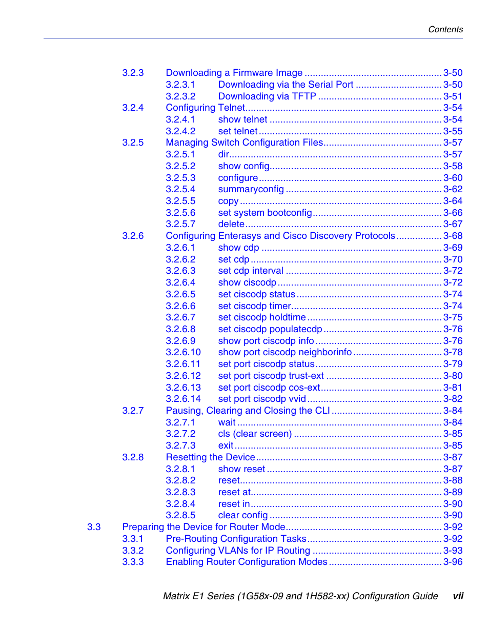 Enterasys Networks 1G58x-09 User Manual | Page 9 / 808