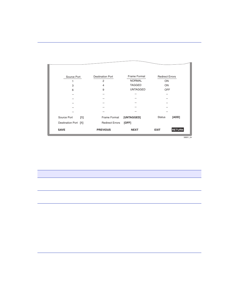 Port redirect configuration screen -15, Field descriptions | Enterasys Networks 2200 User Manual | Page 109 / 330