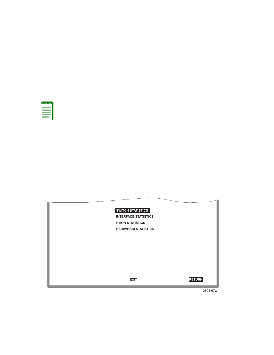 1 device statistics menu screen, Device statistics menu screen -2, Device statistics menu screen | Device statistics menu, 1 device statistics menu screen when to use, How to access, Screen example | Enterasys Networks 2200 User Manual | Page 226 / 330