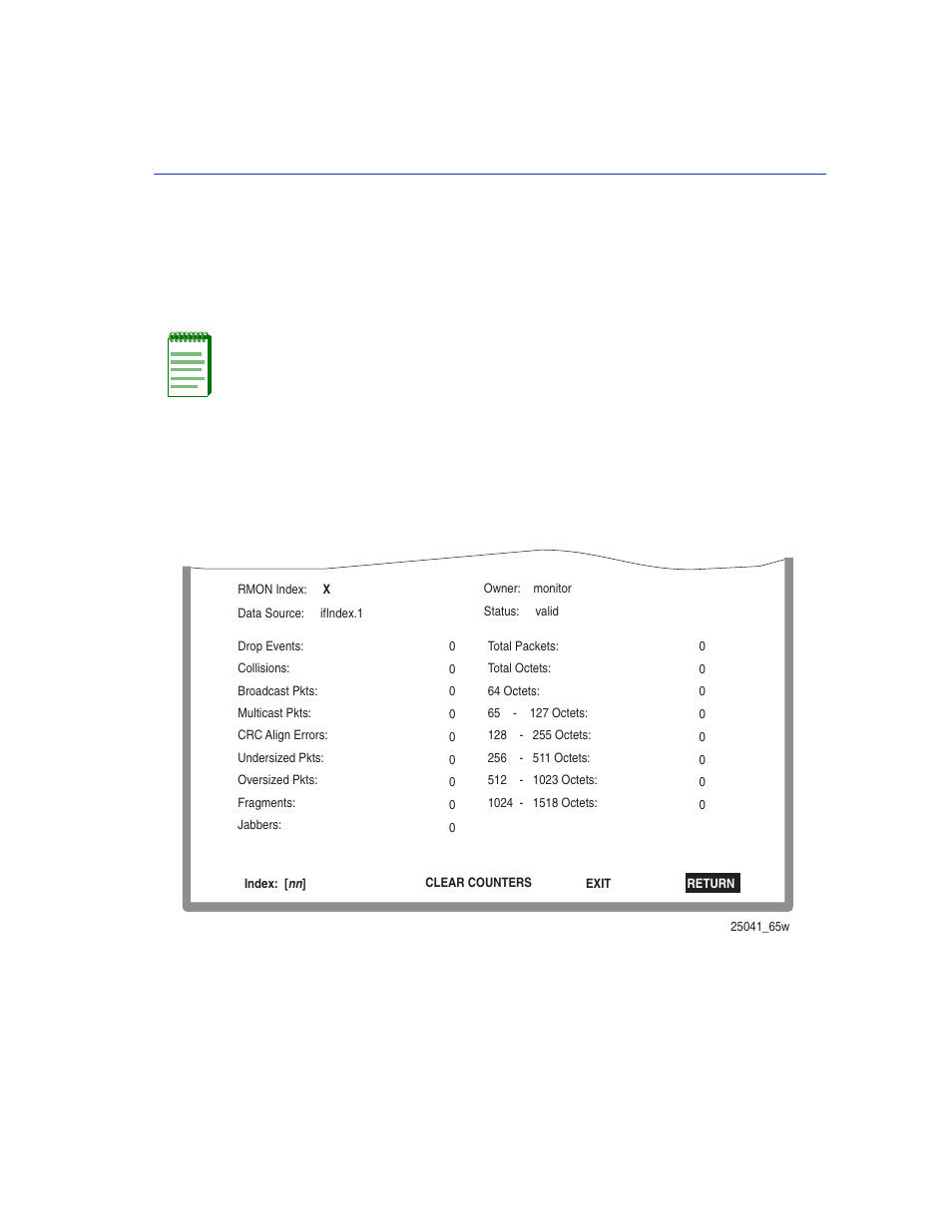 4 rmon statistics screen, Rmon statistics screen -9, Rmon statistics screen | Rmon statistics, Section 10.4, 4 rmon statistics screen when to use, How to access | Enterasys Networks 2200 User Manual | Page 233 / 330