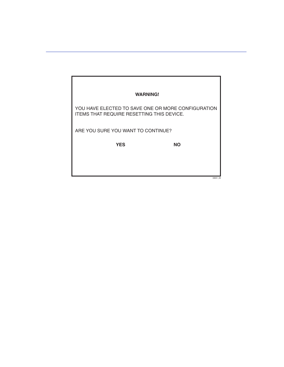 2 setting the subnet mask, Setting the subnet mask -9, Configuration warning screen, ip address | Section 4.2.2, Figure 4-3 | Enterasys Networks 2200 User Manual | Page 65 / 330