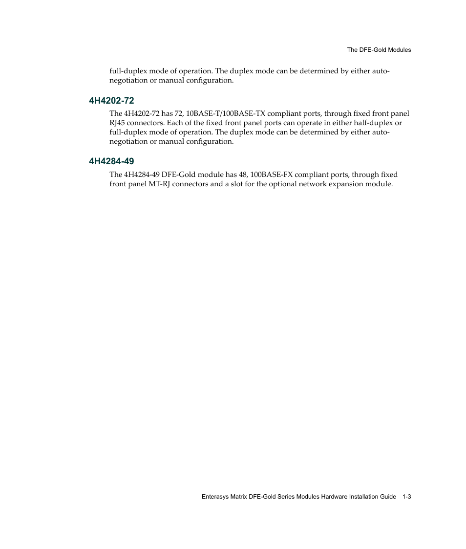 Enterasys Networks Enterasys Gold Distributed Forwarding Engine 4H4284-49 User Manual | Page 23 / 90