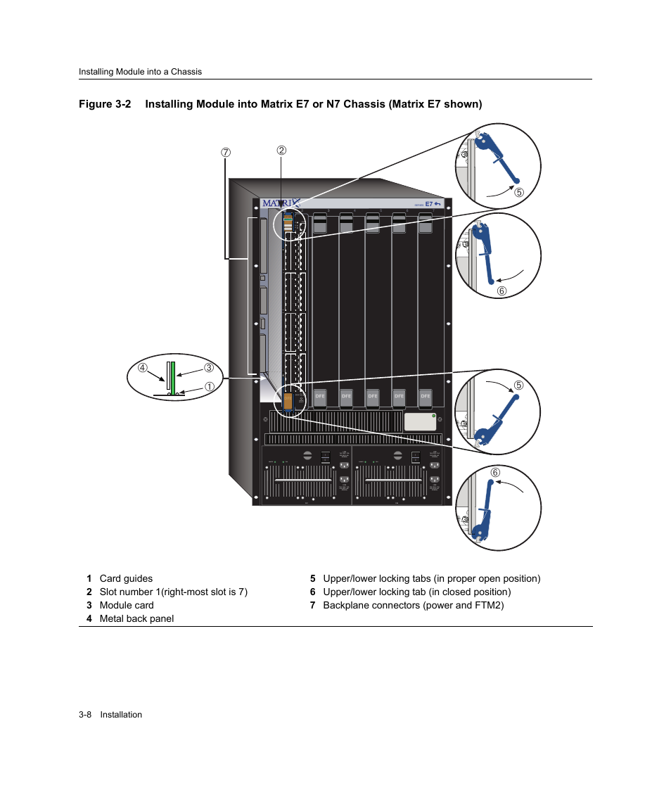 Figure 3‐2, Sis. refer to, Figure 3-2 | Power fan | Enterasys Networks Enterasys Gold Distributed Forwarding Engine 4H4284-49 User Manual | Page 38 / 90